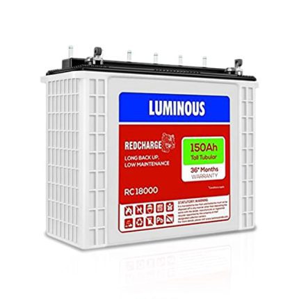 Luminous 150ah Tall Tubular Battery RC18000