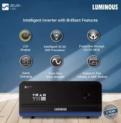 Luminous-zelio-1100-pure-sine-wave-inverter-with-luminous-shakti-charge-battery