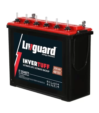 Livguard Invertuff 200AH Tall Tubular Battery IT 2048TT