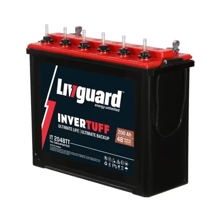 Livguard Invertuff 200AH Tall Tubular Battery IT 2048TT