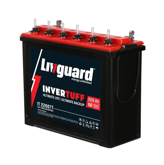 Livguard Invertuff IT 2266TT 220AH Tall Tubular Battery
