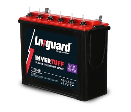 Livguard Invertuff 150AH Tall Tubular Battery IT 1554TT