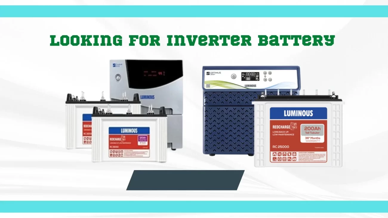 Looking for INVERTERS Battery