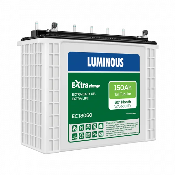 Luminous Extra Charge EC18060 150Ah Tall Tubular