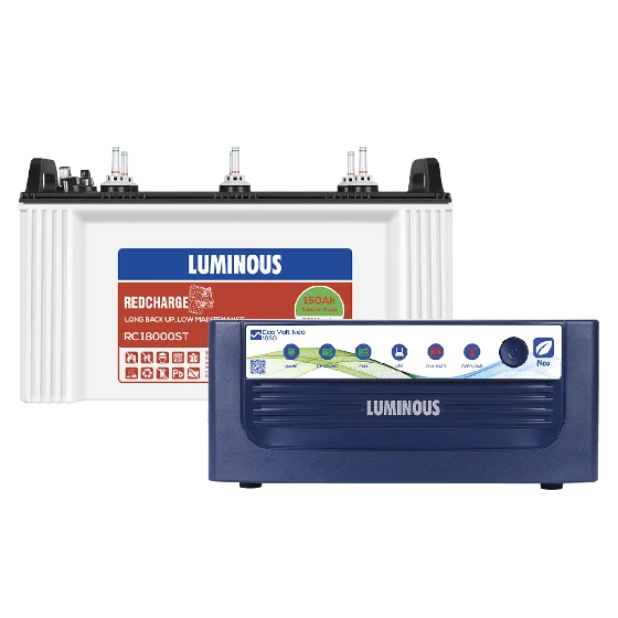 Luminous Eco Volt Neo 1050 Inverter and RC 18000ST 150Ah