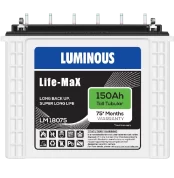 Luminous LifeMax 150Ah Lm18075 Tall Tubular Battery