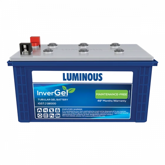 Luminous Invergel IGSTJ 18000 - 150AH Tubular Battery