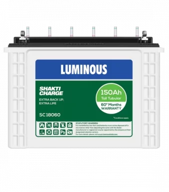 LUMINOUS SC 18060 Tubular Inverter Battery