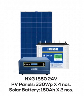 Solar Off Grid Combo - NXG 1850/24V 1500 VA