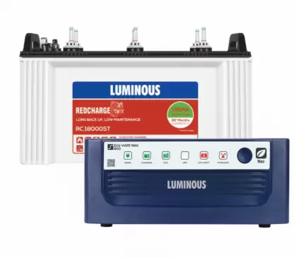 LUMINOUS Eco Watt Neo 800 VA with RC18000ST Tubular Battery