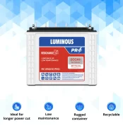 Luminous RC24000 Pro 180Ah Tall Tubular Battery