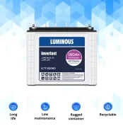 Luminous-160-Ah-Tall-Tubular-Inverter-Battery