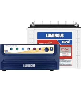 Luminous Hercules 1500 inverter with RC25000 PRO battery