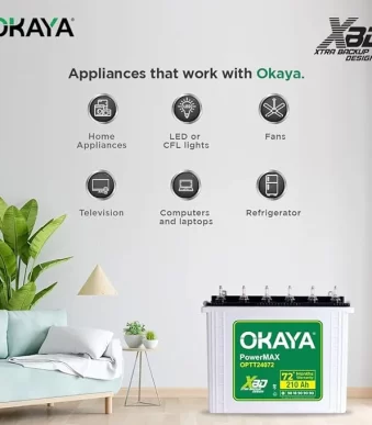 OKAYA OPTT24072 210Ah Inverter Battery