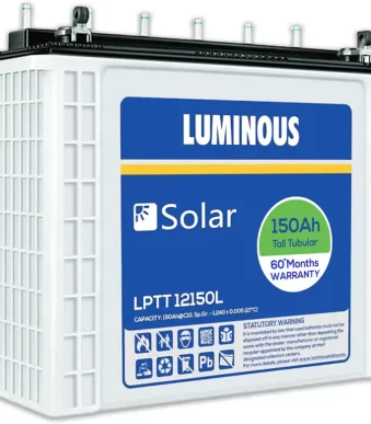 LUMINOUS Solar LPTT12150L Tall Tubular Battery (150Ah)