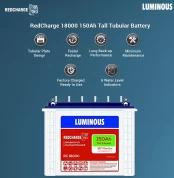 Luminous RC18000ST PRO 150Ah Short Tabular Battery