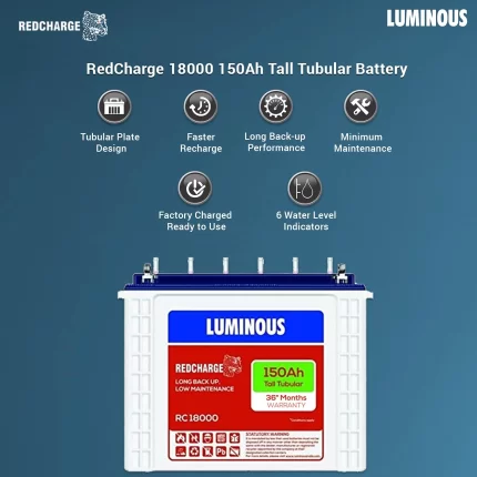 Luminous RC18000ST PRO 150Ah Short Tabular Battery