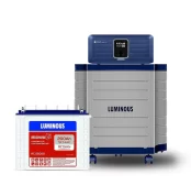 Luminous Zolt 1100 Pure Sine Wave Inverter (900VA/12V) + RC 25000 200Ah Tall Tubular Battery with Trolley Combo – 24M Inverter & 36M Battery Warranty