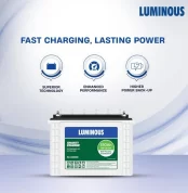 Luminous hakti Charge SC 18060 Tall Tubular 150Ah Battery