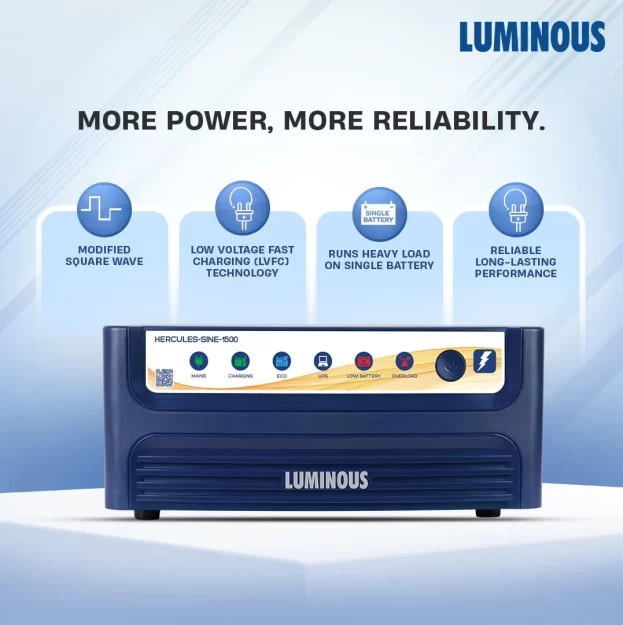 Luminous Eco Watt Neo 700 Square Wave 600VA/12V Inverter