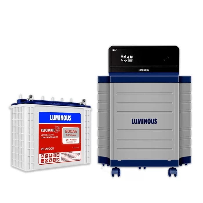 Luminous Office & Shops (Zelio+ 1100 Pure Sine Wave Inverter, RC 25000 200 Ah Tall Tubular Battery)